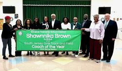 Winslow Township Board of Education Recognizes Coach Shawnnika Brown On Wednesday, September 25, 2024, the Board of Education honored Girls Track Coach Shawnnika Brown for her achievements. We are Winslow Proud of her!